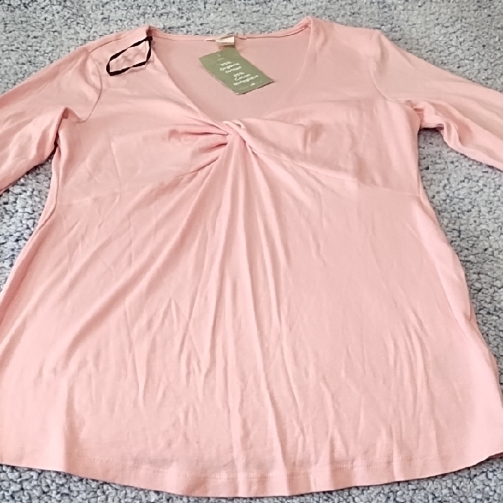 ASOS Maternity Soft Pink Long Sleeve Top